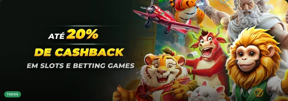 Banner da promoção de cashback em slots e betting games da 7Games