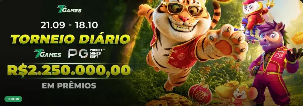 Banner do torneio diário PG Soft da 7Games