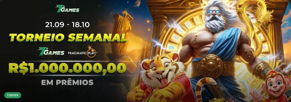 Banner do torneio semanal Pragmatic Play da 7Games